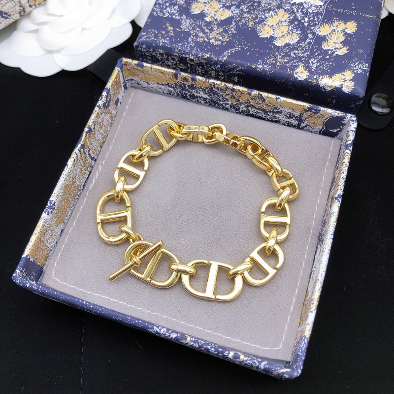 D*or logo bracelet gold