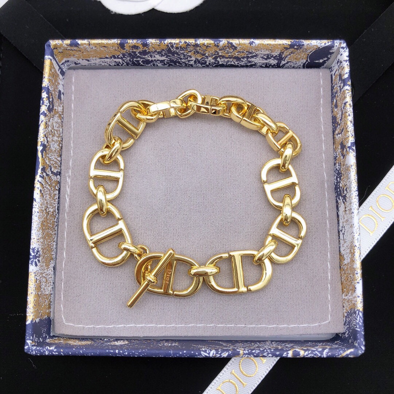 D*or logo bracelet gold