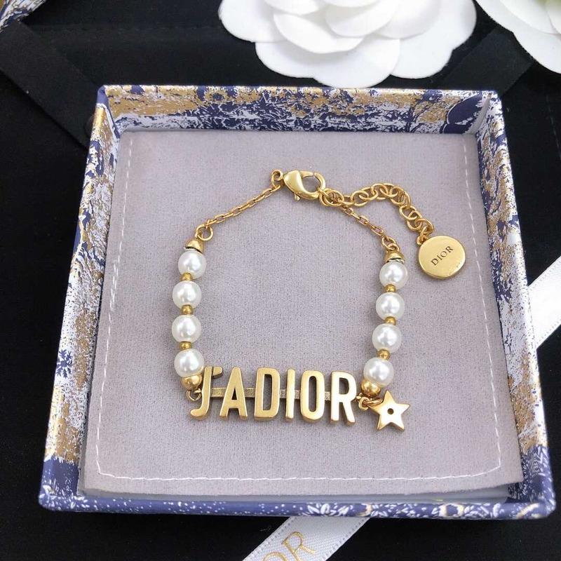 D*or j\''aD*or pearl bracelet gold