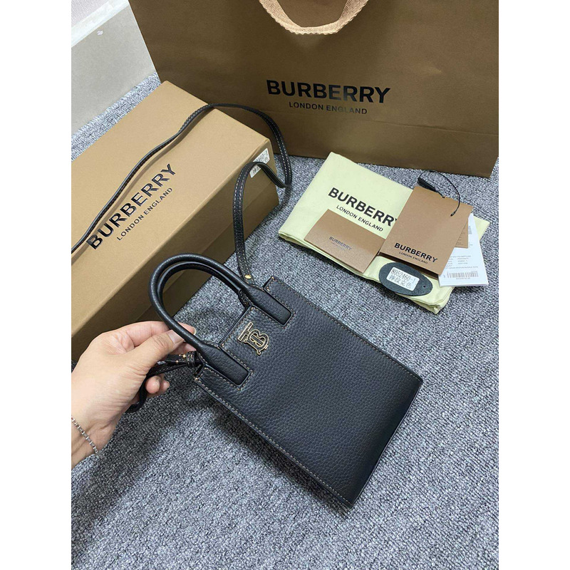 B**rry mini grained leather frances bag black