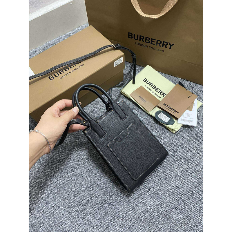 B**rry mini grained leather frances bag black