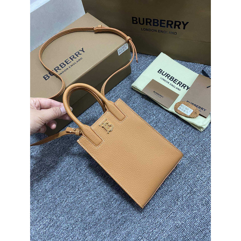 B**rry mini grained leather frances bag brown