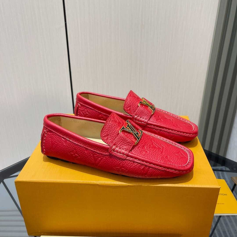 l**is V*t*n hockenheim moccasin loafer red