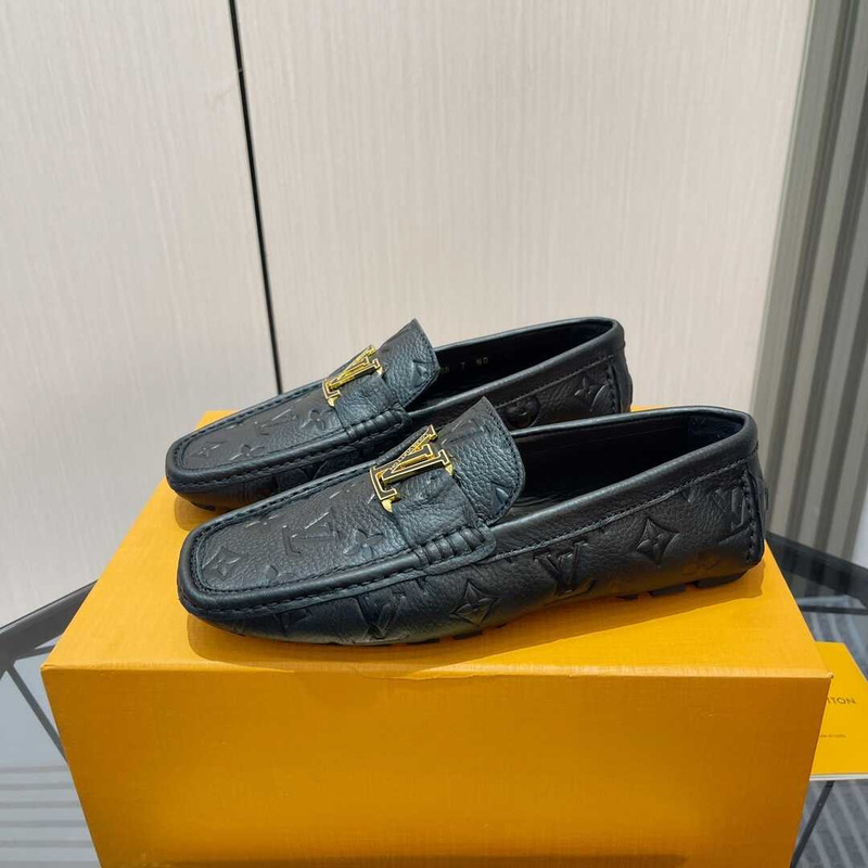 l**is l**is V*t*n hockenheim moccasin loafer black