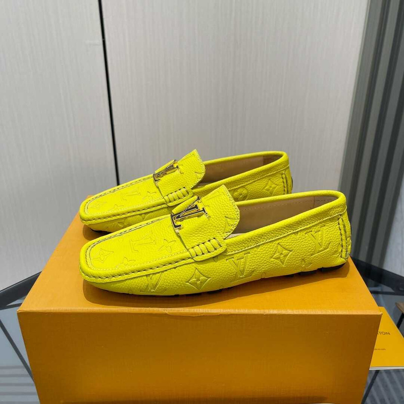 l**is V*t*n hockenheim moccasin loafer yellow