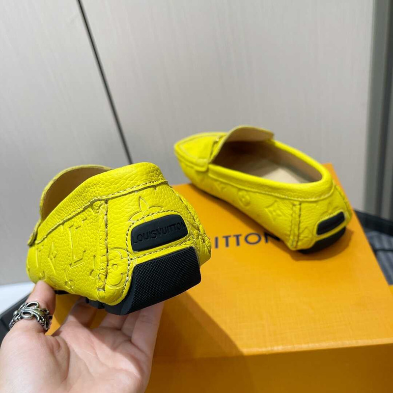 l**is V*t*n hockenheim moccasin loafer yellow