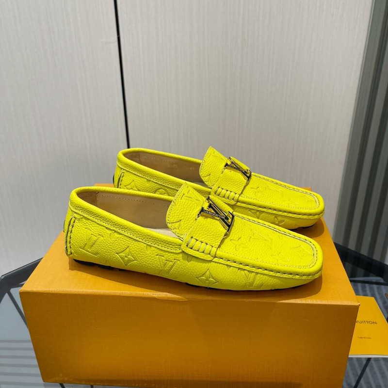 l**is V*t*n hockenheim moccasin loafer yellow