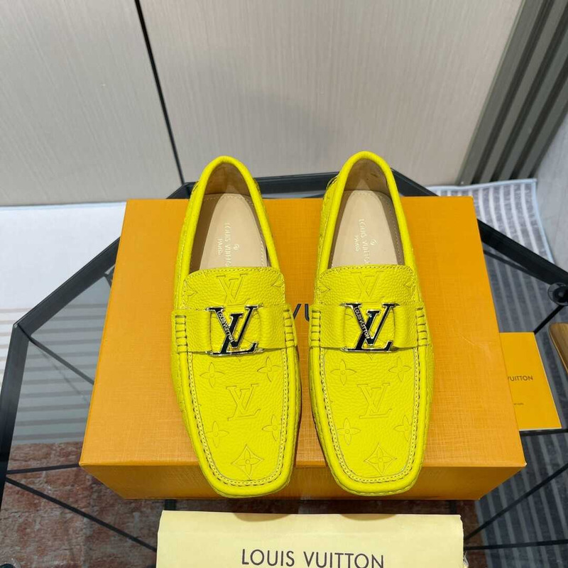 l**is V*t*n hockenheim moccasin loafer yellow