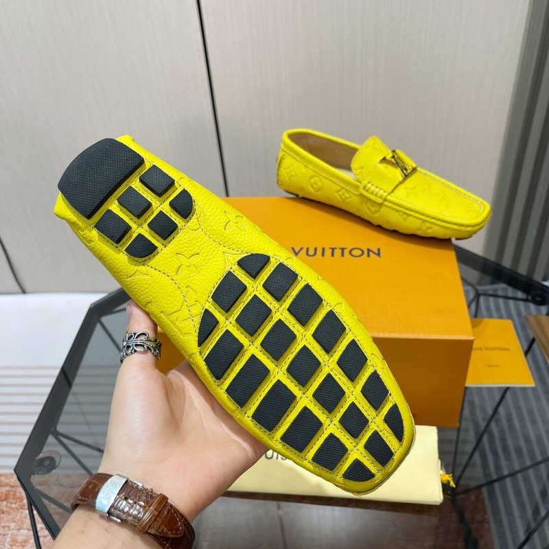 l**is V*t*n hockenheim moccasin loafer yellow