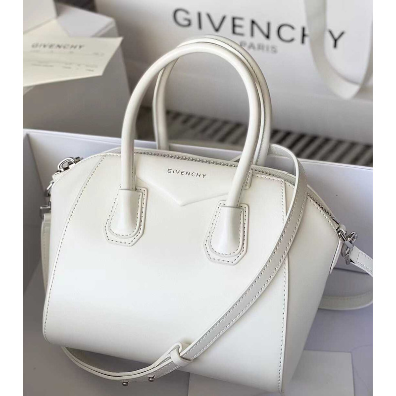 Givenchy Antigona Tote Glazed Mini White