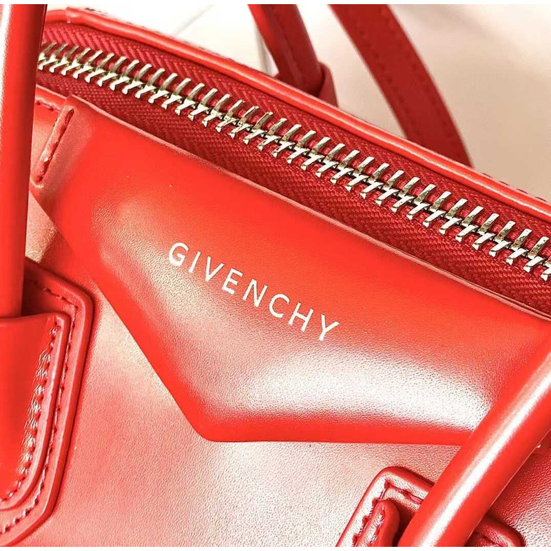 Givenchy Antigona Tote Glazed Mini Red