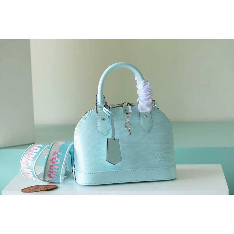 l**is V*t*n alma bb bag epi calfskin bleu dragon