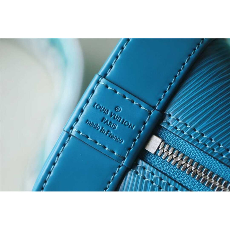 l**is V*t*n alma bb bag epi calfskin turquoise blue