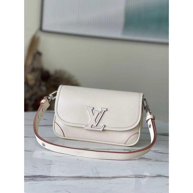 l**is V*t*n buci epi leather bag white