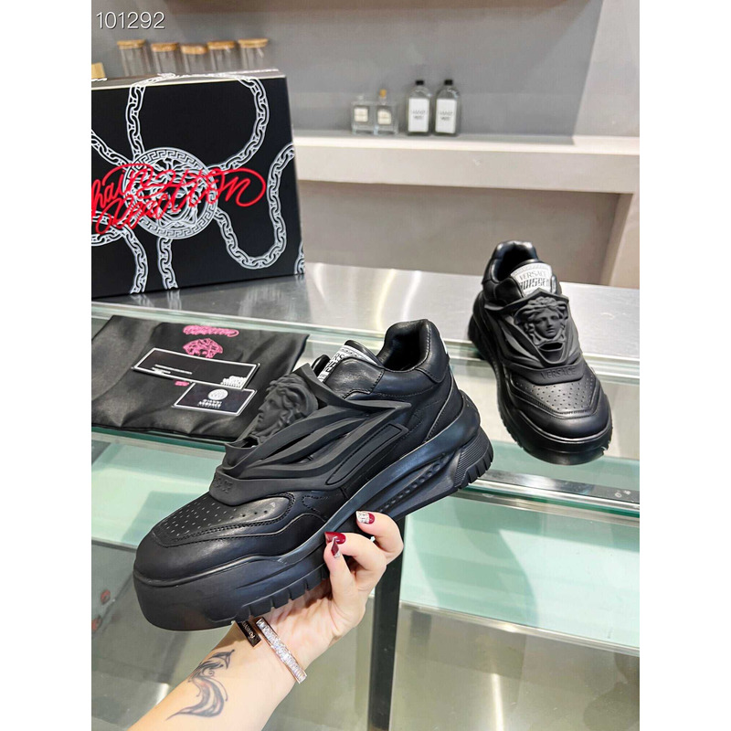 Versace All Black Odissea Sneakers