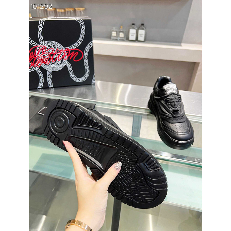 Versace All Black Odissea Sneakers