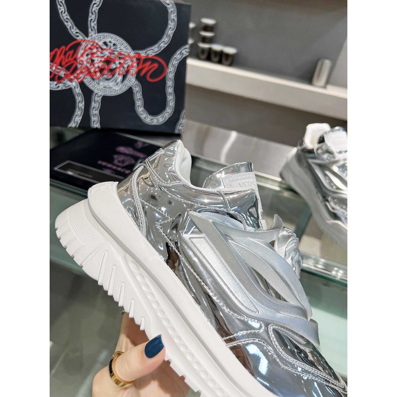 Versace Silver Odissea Sneakers