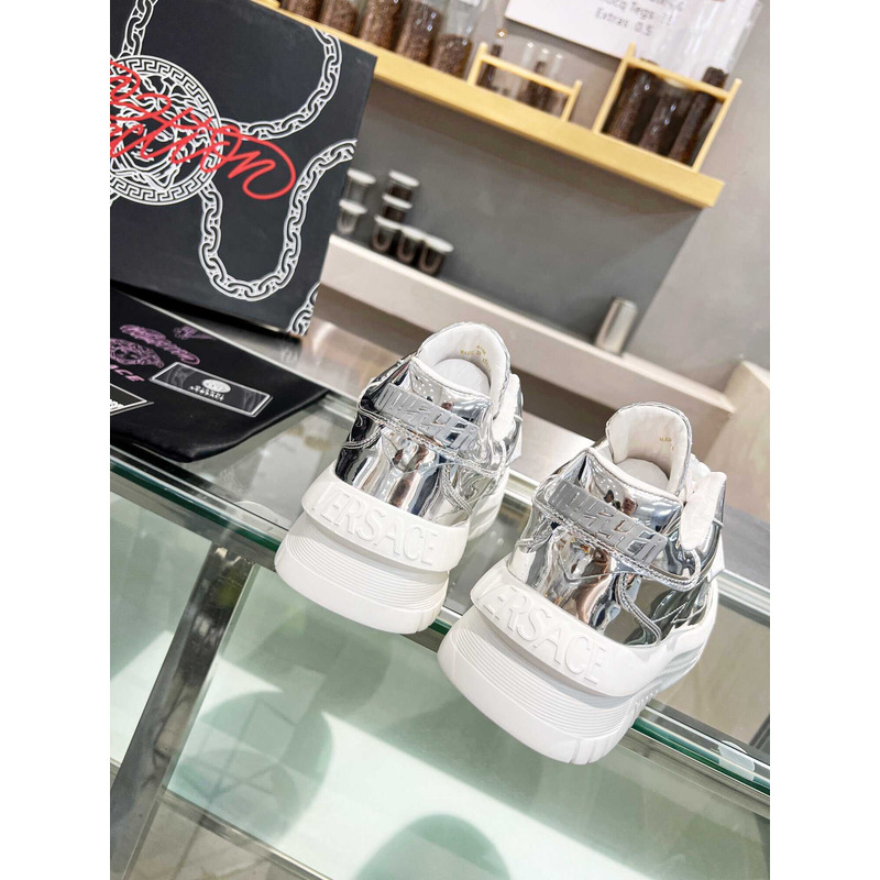 Versace Silver Odissea Sneakers