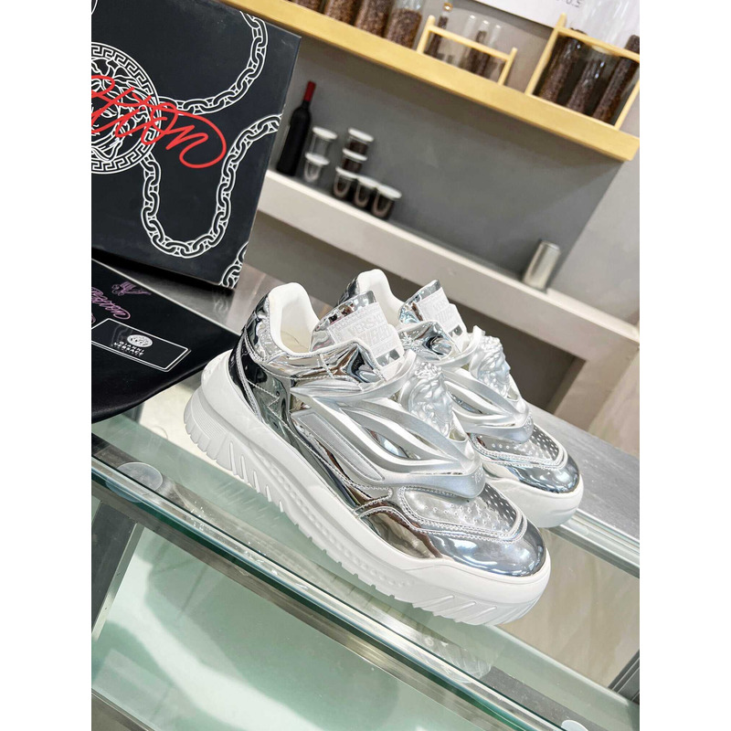 Versace Silver Odissea Sneakers