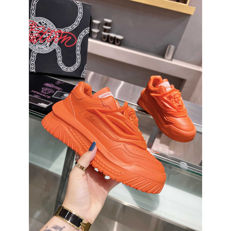 Versace Orange Odissea Sneakers