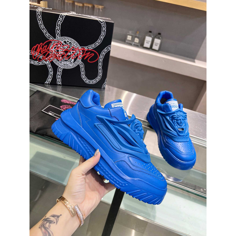 Versace Blue Odissea Sneakers