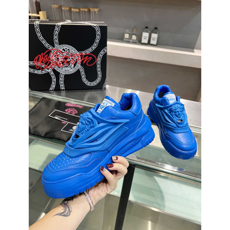 Versace Blue Odissea Sneakers