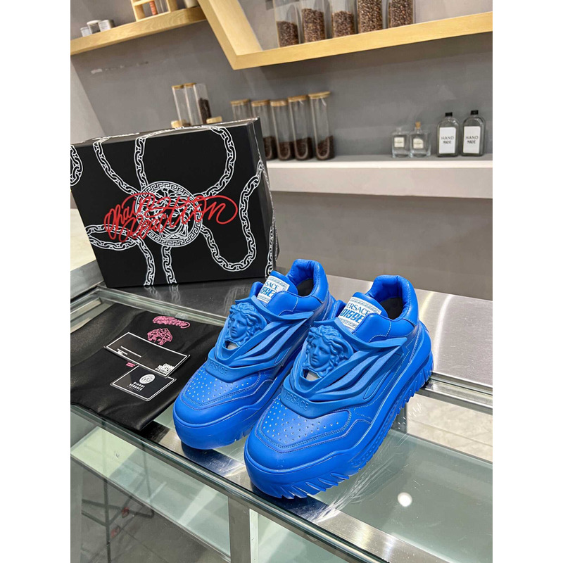 Versace Blue Odissea Sneakers