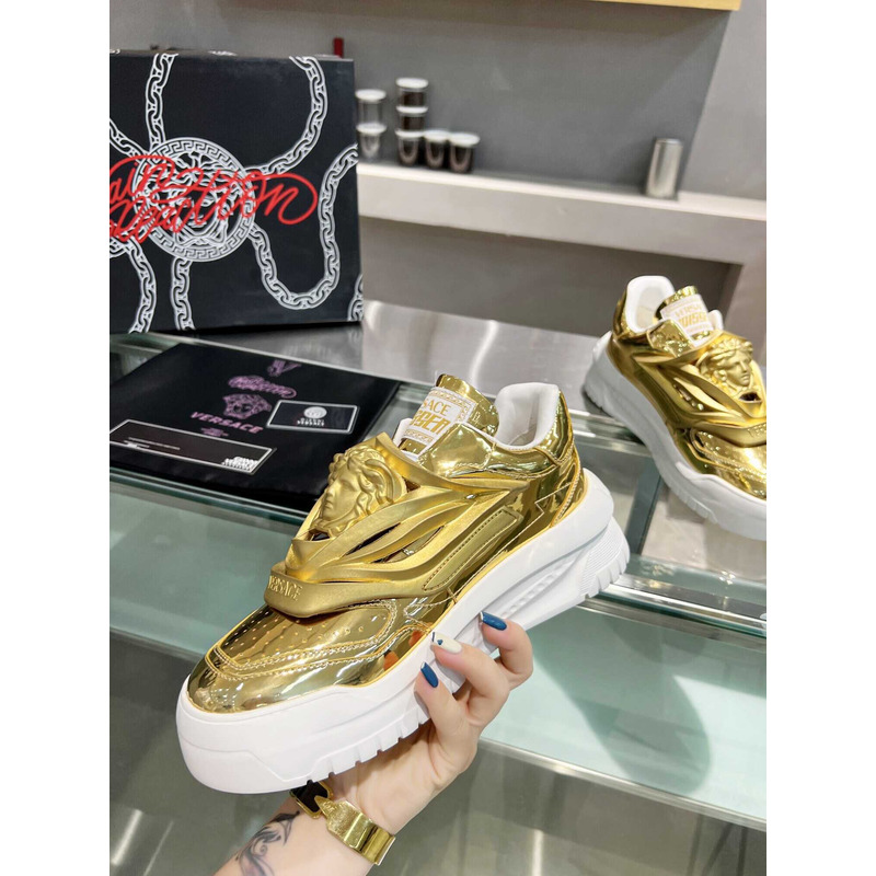 Versace Gold Odissea Sneakers