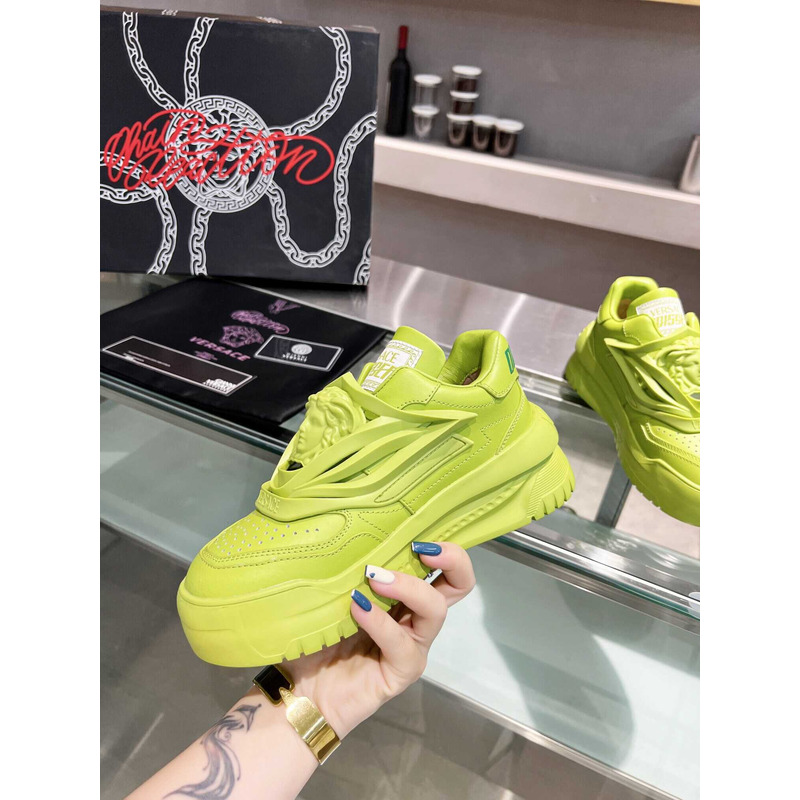 Versace Light Green Odissea Sneakers