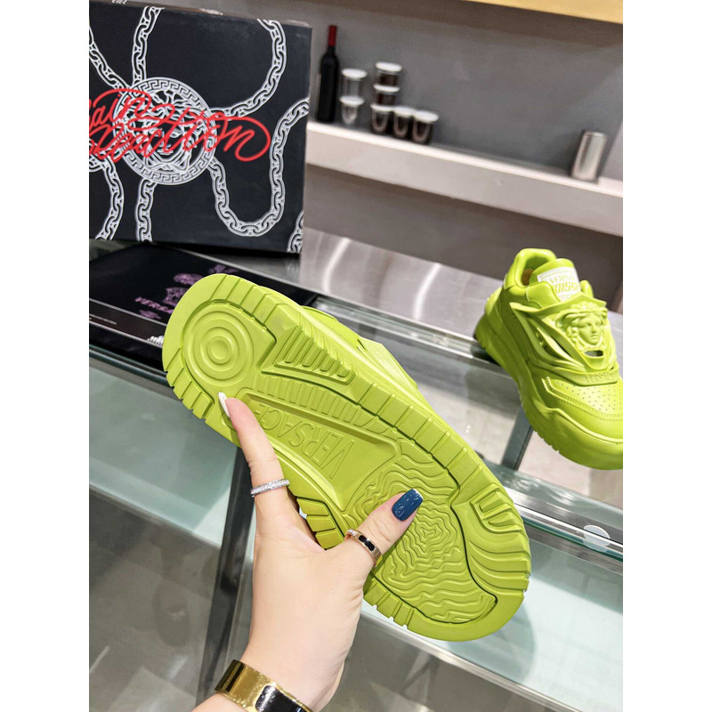 Versace Light Green Odissea Sneakers