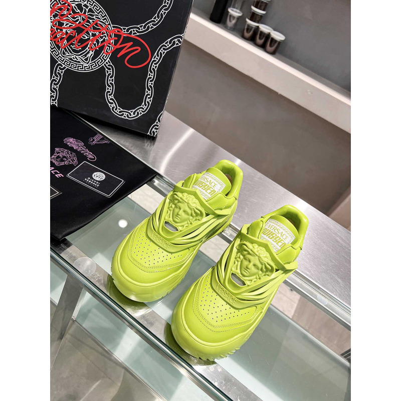 Versace Light Green Odissea Sneakers