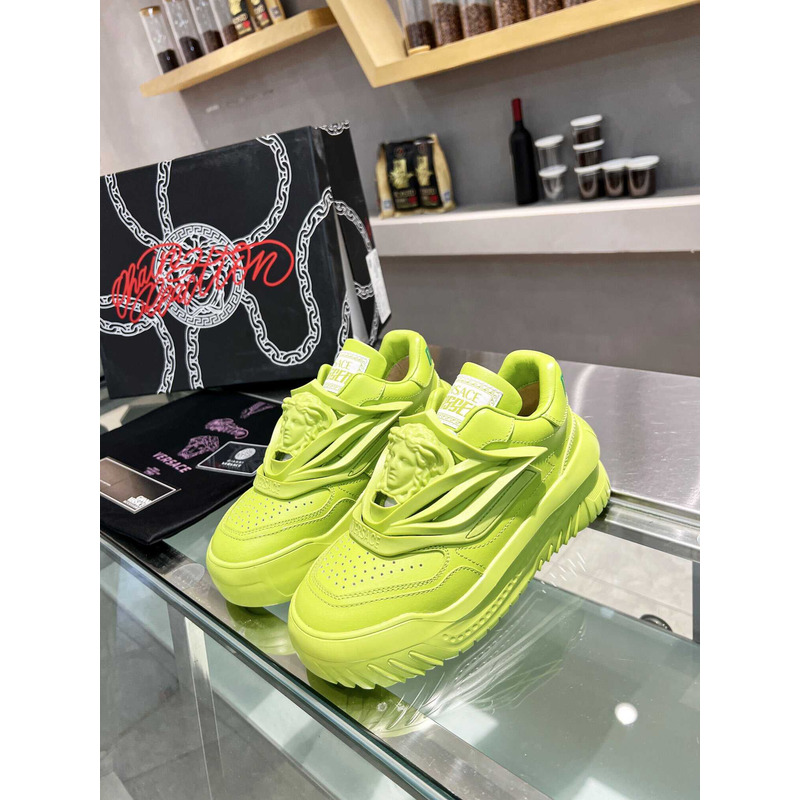 Versace Light Green Odissea Sneakers