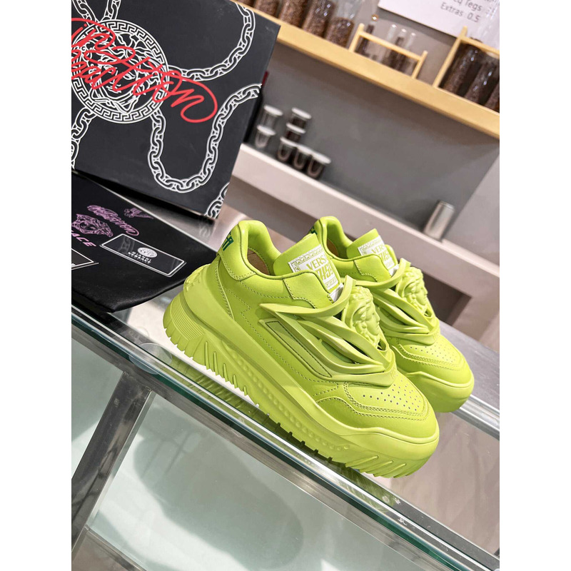 Versace Light Green Odissea Sneakers