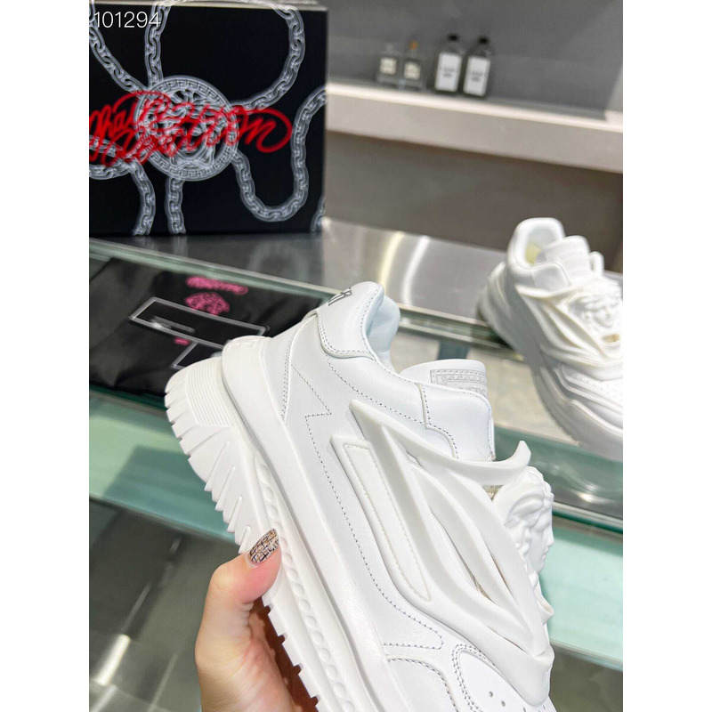 Versace White Odissea Sneakers