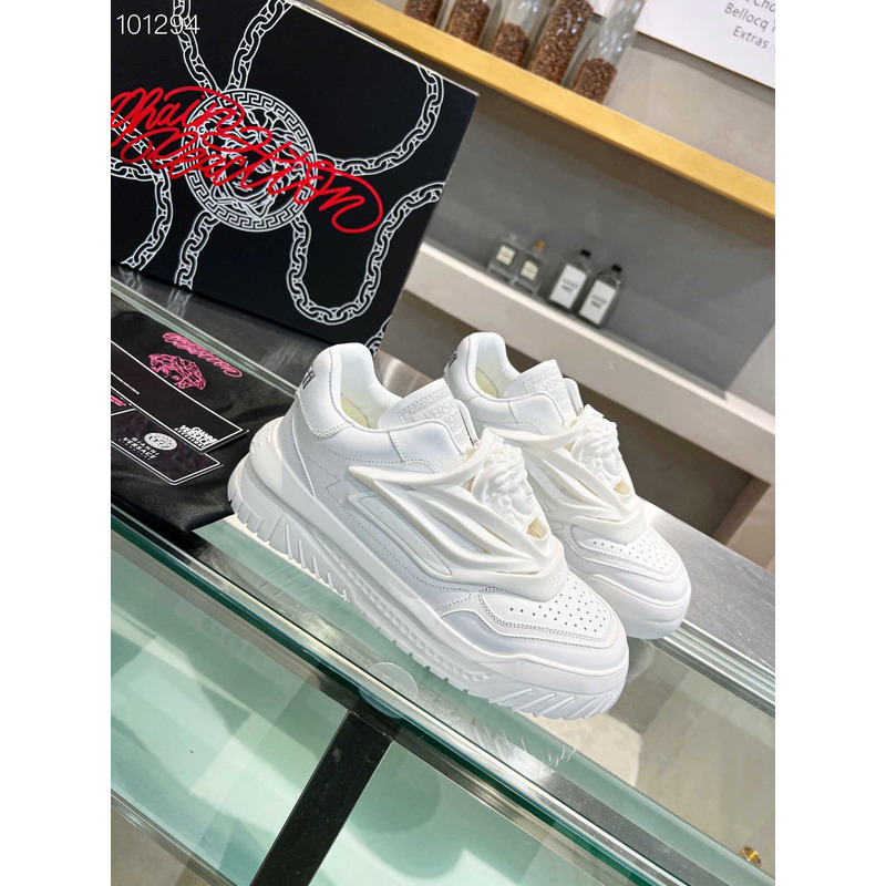 Versace White Odissea Sneakers