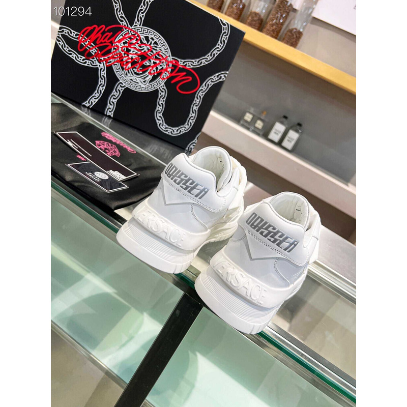 Versace White Odissea Sneakers