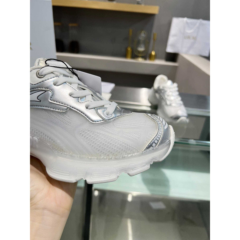 D*or sneaker white and silver