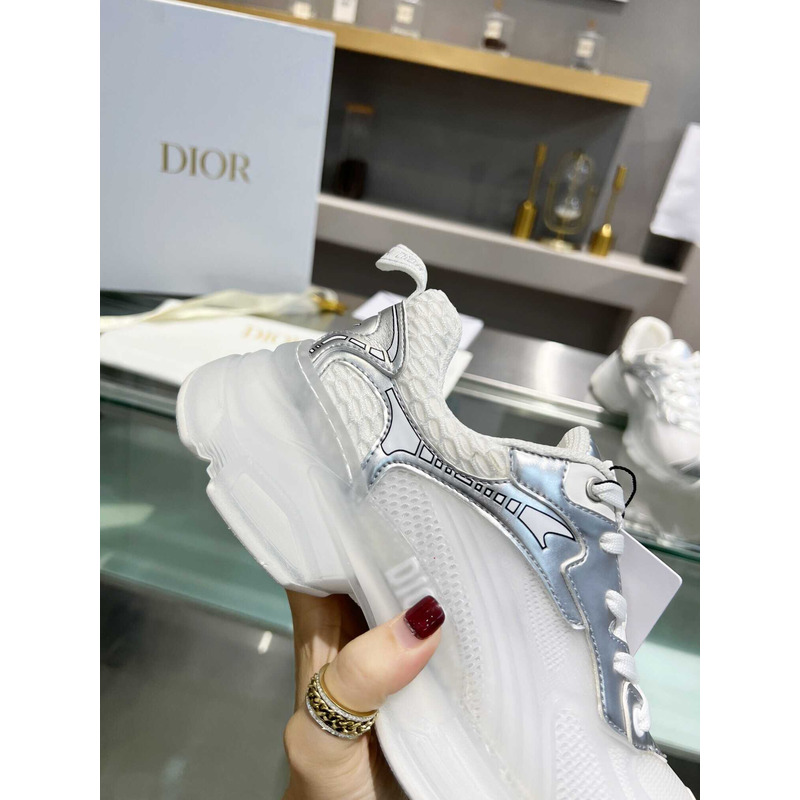 D*or sneaker white and silver