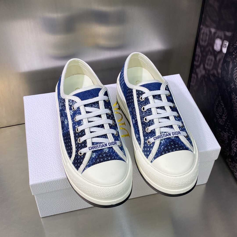 D*or walk\''n\''D*or platform sneakers blue and white