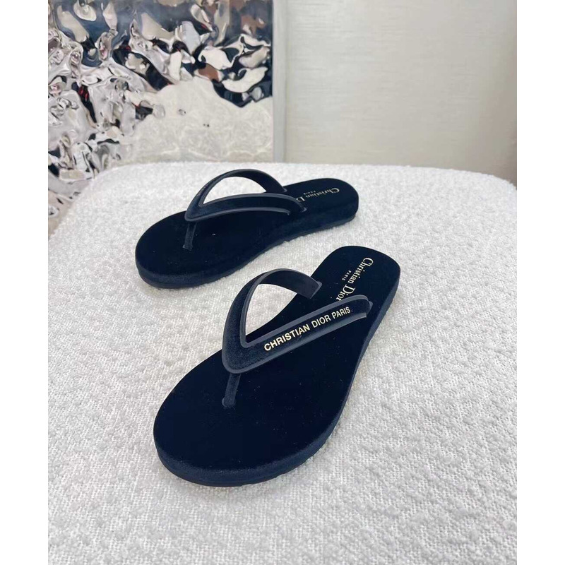 D*or D*orsea flip flops velvet black