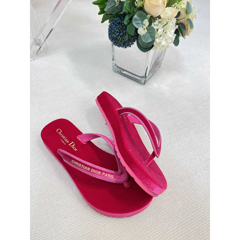 D*or D*orsea flip flops velvet crimson