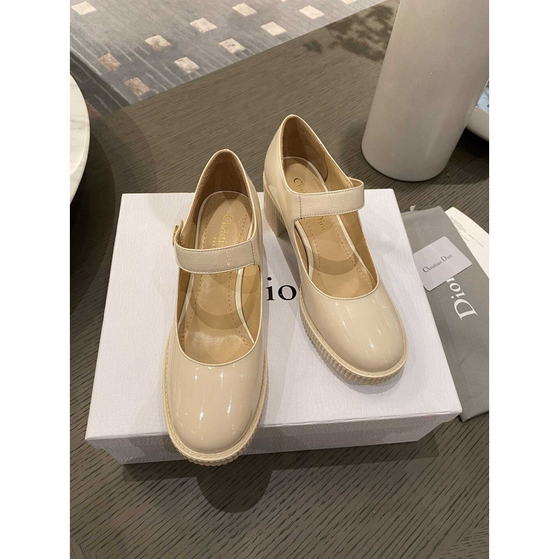 D*or pumps leather beige