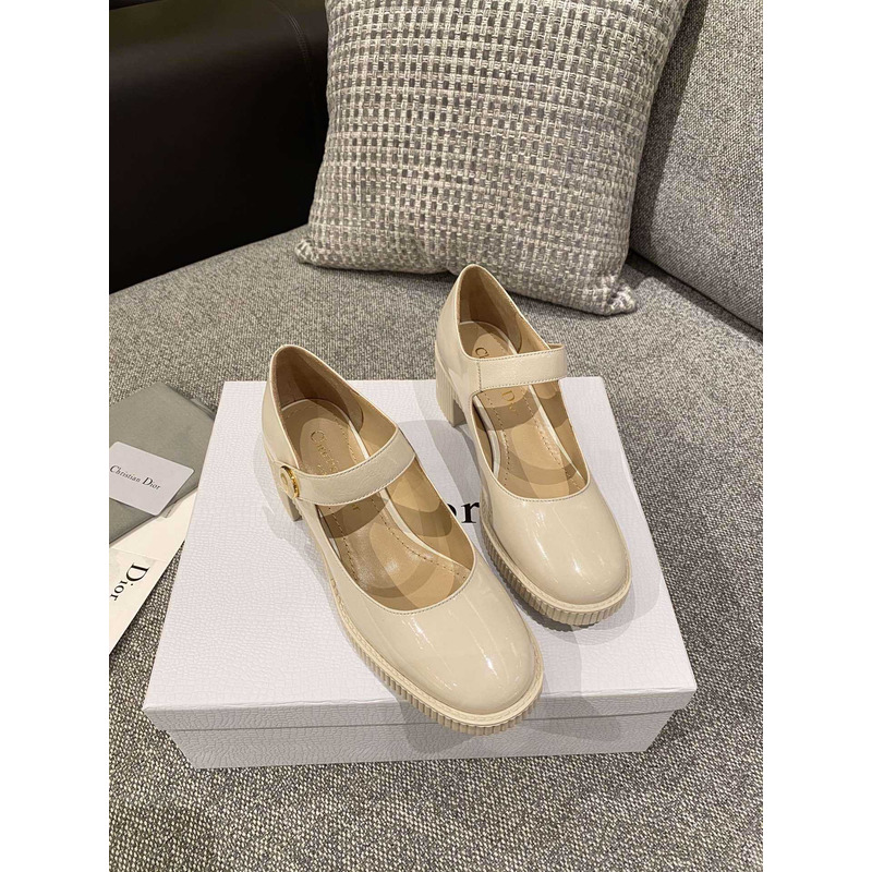 D*or pumps leather beige