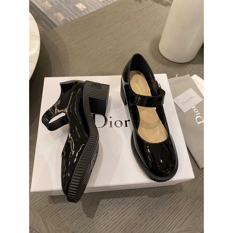 D*or pumps leather black