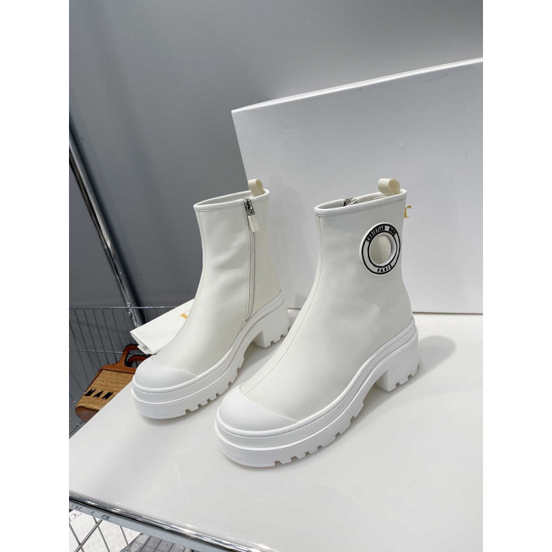 D*or ankle boots white