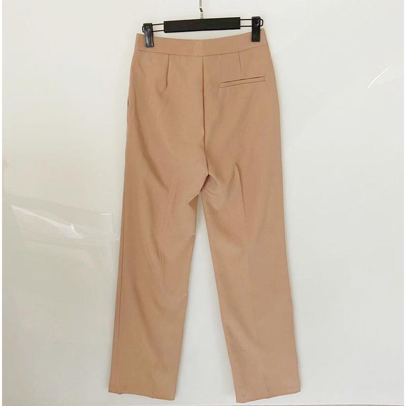 Loewe Beige Pleat-Front Trousers