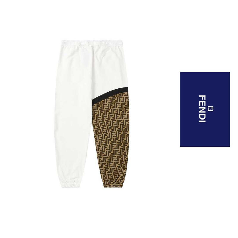 F**di bermuda jersey pants white