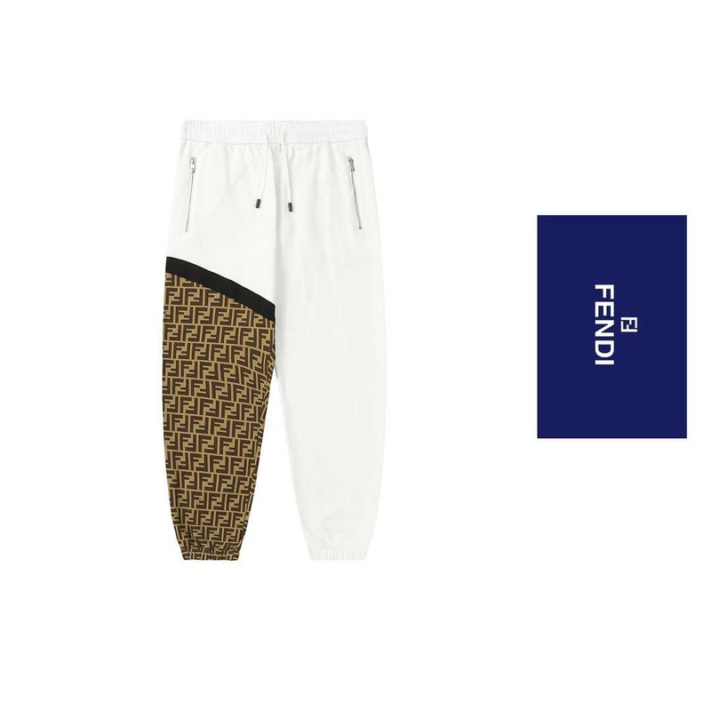 F**di bermuda jersey pants white