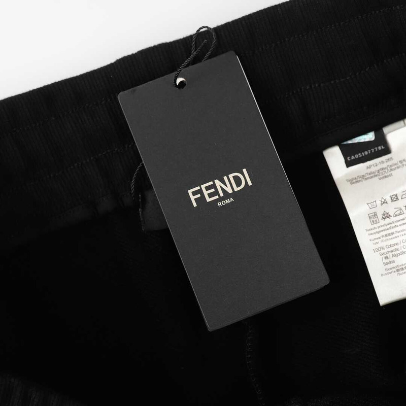 F**di bermuda jersey pants black