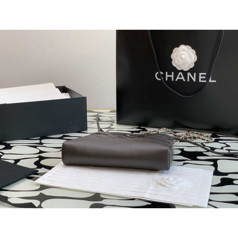 Ch*el mini shopping bag black